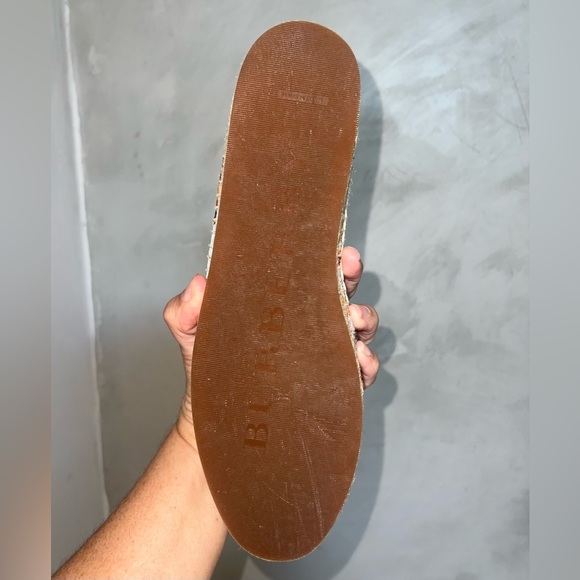 BURBERRY MULTICOLOR FABRIC CANVAS FLORAL HODGESON ESPADRILLE FLATS SIZE 41 - Picture 7 of 15